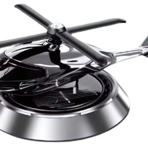 helicopter solar car air freshener aromatherapy car interior decoration accessories perfume diffuser (random color)