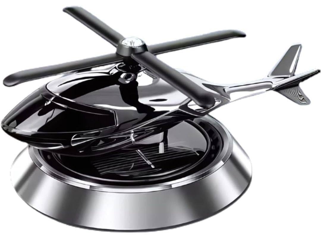 helicopter solar car air freshener aromatherapy car interior decoration accessories perfume diffuser (random color) helicopter solar car air freshener aromatherapy car interior decoration accessories perfume diffuser (random color)