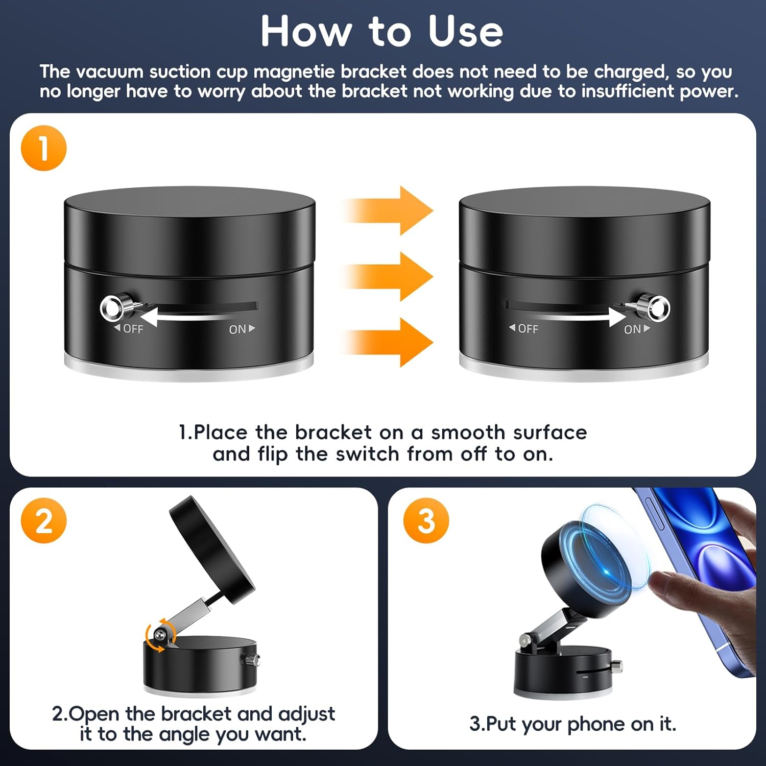 magnetic car mobile holder for dashboard vacuum suction smartphones holder mount hand free magnetic cell phone stand with strong grip shockproof suction cup mount for car gym office table black magnetic car mobile holder for dashboard vacuum suction smartphones holder mount hand free magnetic cell phone stand with strong grip shockproof suction cup mount for car gym office table black