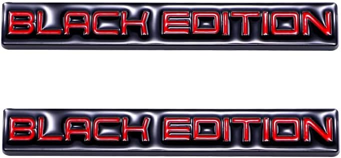 3D Raised BLACK EDITION Metal Decal | Pack of 1 | For all Cars & Bikes 3d raised limited edition metal decal | pack of 1 | for all cars & bikes (copy)