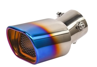 Single Tip Car Exhaust Muffler- Bent Pipe single tip car exhaust muffler bent pipe