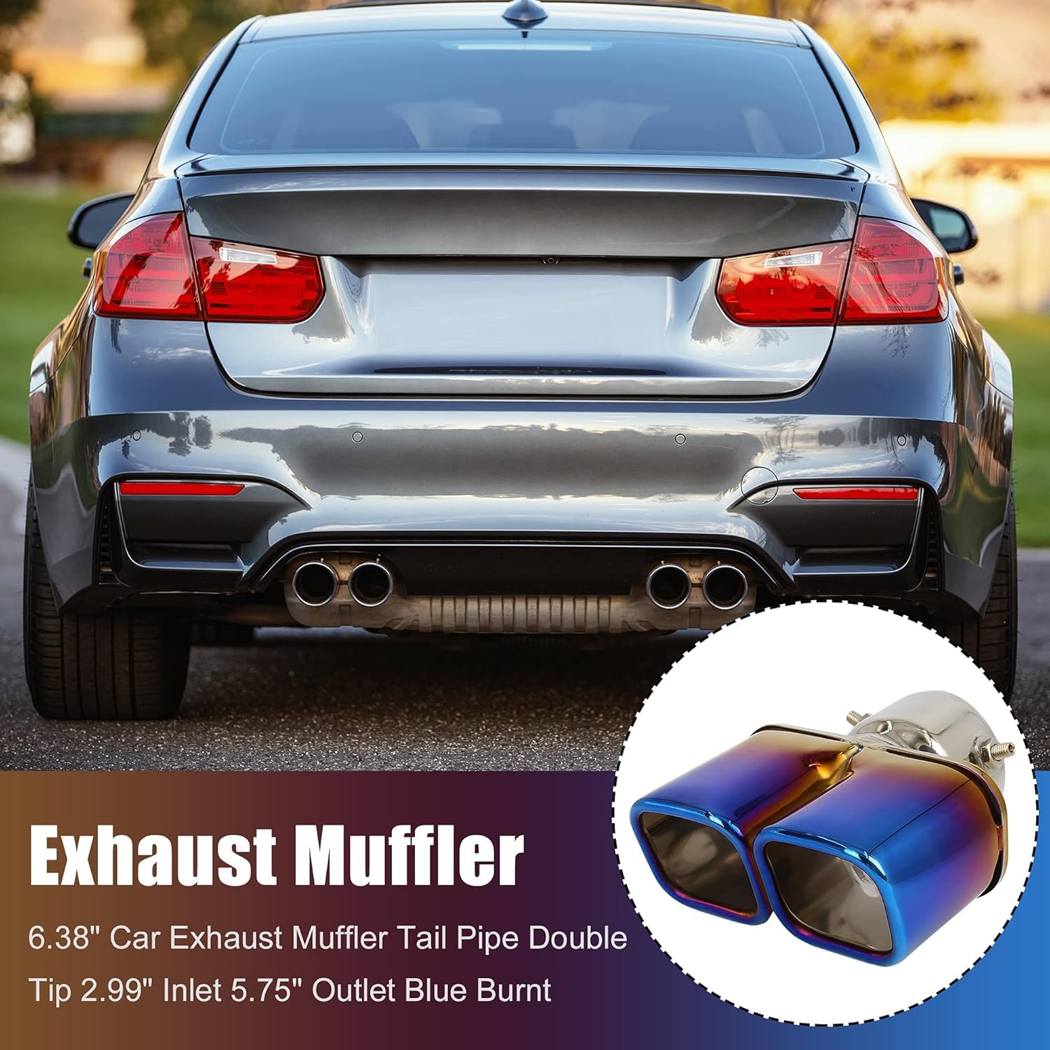 dual tip car exhaust muffler bent pipe (copy) dual tip car exhaust muffler bent pipe (copy)