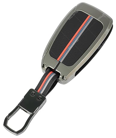metal alloy key cover for hyundai new models | 3 button flip key with keychain | pack of 1 | (copy) metal alloy key cover for hyundai new models | 3 button flip key with keychain | pack of 1 | (copy)