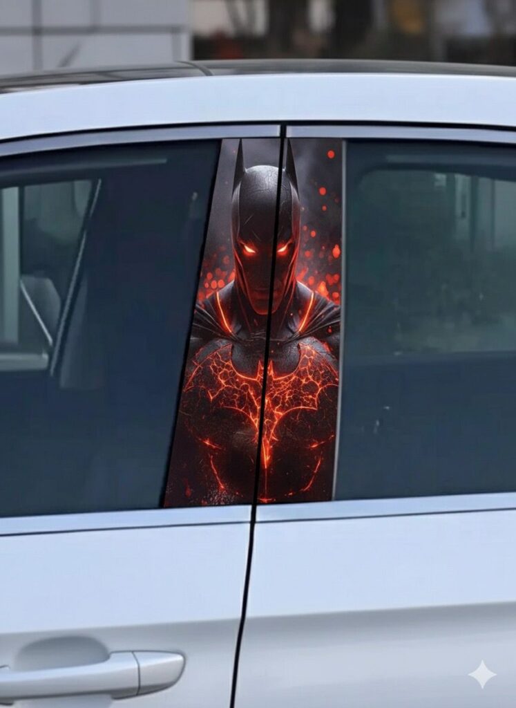 Batman Car Pillar Sticker Batman car pillar sticker