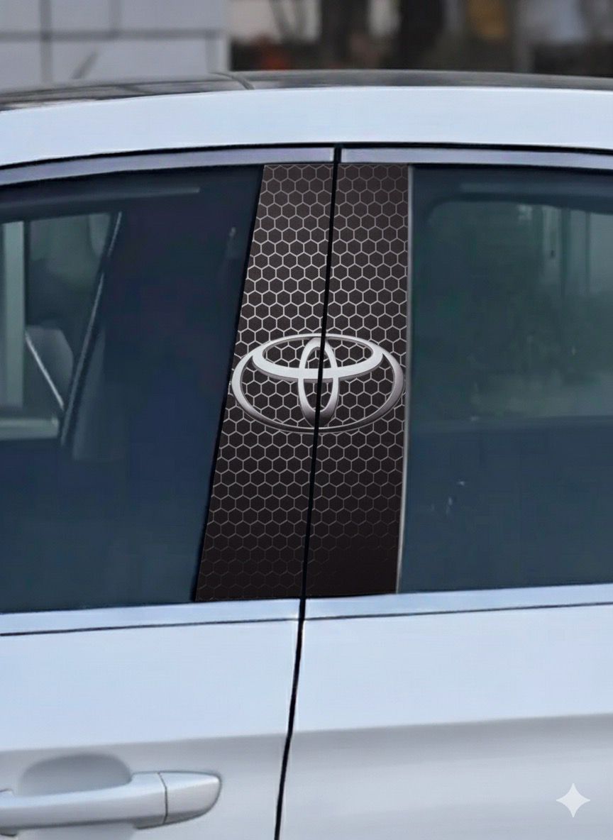 toyota logo car pillar sticker (copy) toyota logo car pillar sticker (copy)