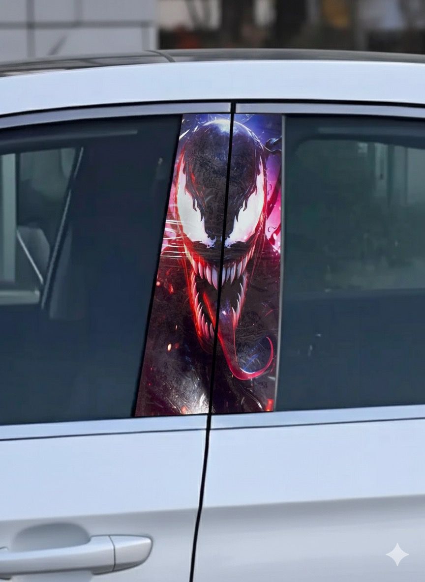 Venom Venom car pillar sticker (copy)