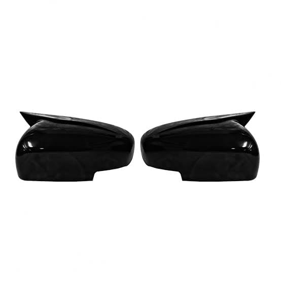 BATMAN SIDE MIRROR COVER- Glossy Black Finish For SUZUKI (Swift, Fronx, Baleno, Dzire, Ciaz, Ignis) & Toyota (Taisor, Glanza) batman side mirror cover glossy black finish for suzuki swift, fronx, baleno, dzire, ciaz, ignis