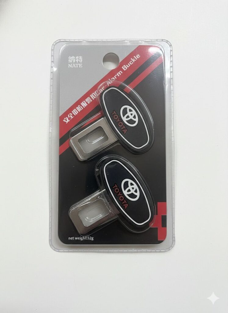 set of 2 metal seat belt clips typer (copy)