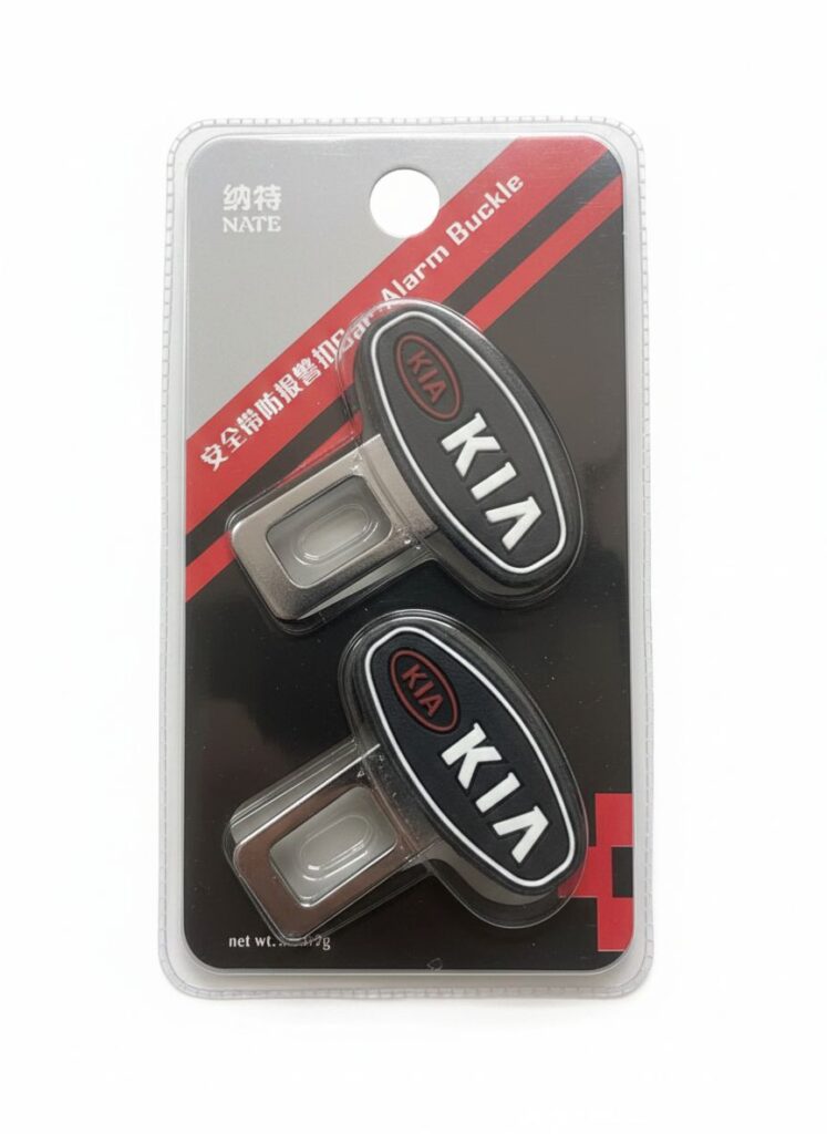 set of 2 metal seat belt clips toyota (copy)