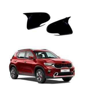 batman side mirror cover glossy black finish for mahindra xuv 700