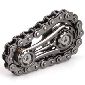 modkar bike gear chain fidget spinner black