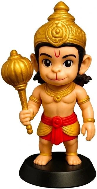 modkar god idol for car dashboard/ desk bal hanuman ji