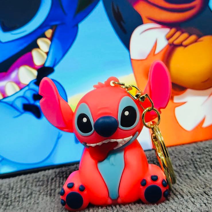 modkar chu chu sound keychain stitch character: blue (copy)